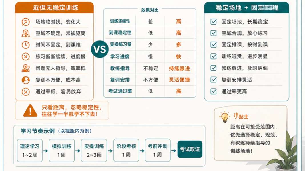 成都无人机培训，先看离家距离和训练场地