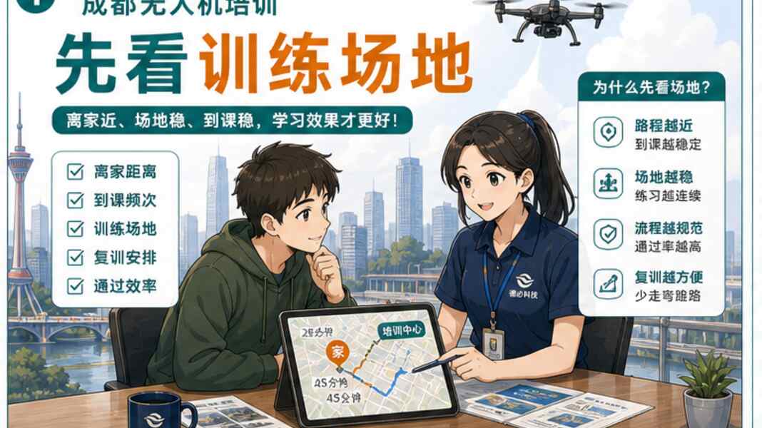 成都无人机培训，先看离家距离和训练场地