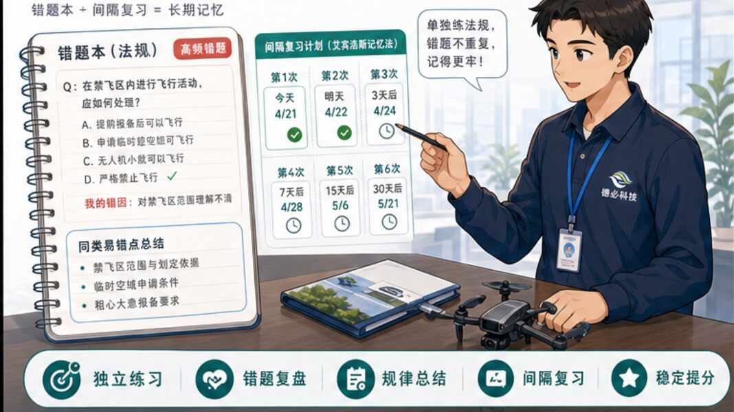 无人机题库备考,先把法规题单独拉出来