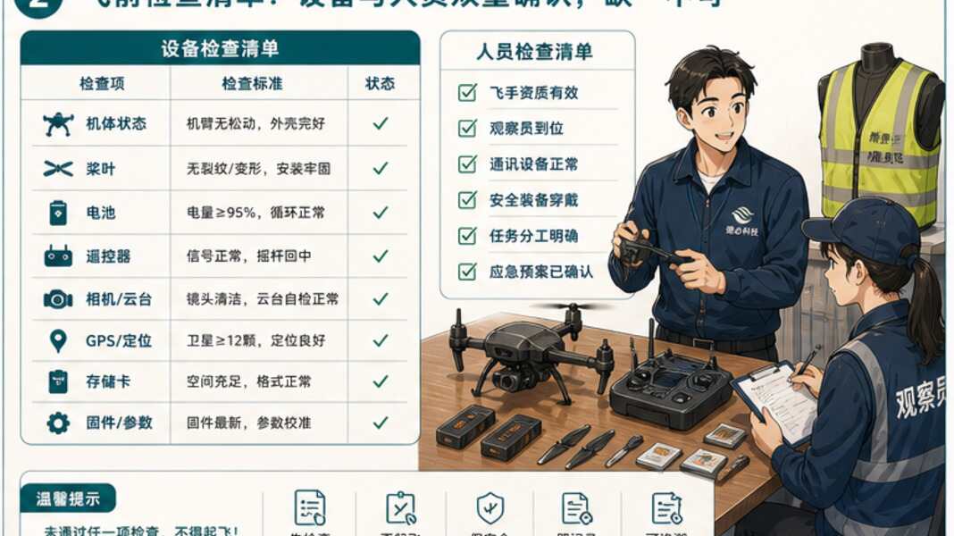 低空巡检项目，先把飞前检查做成模板