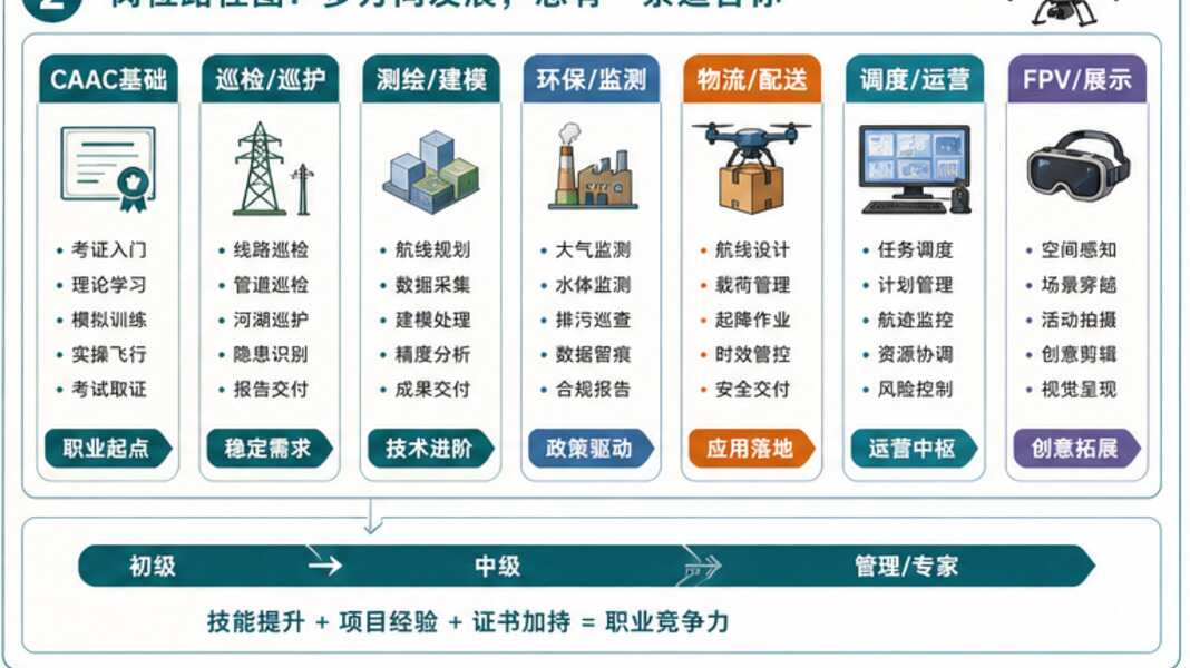 低空经济宣讲，先把岗位路径画出来