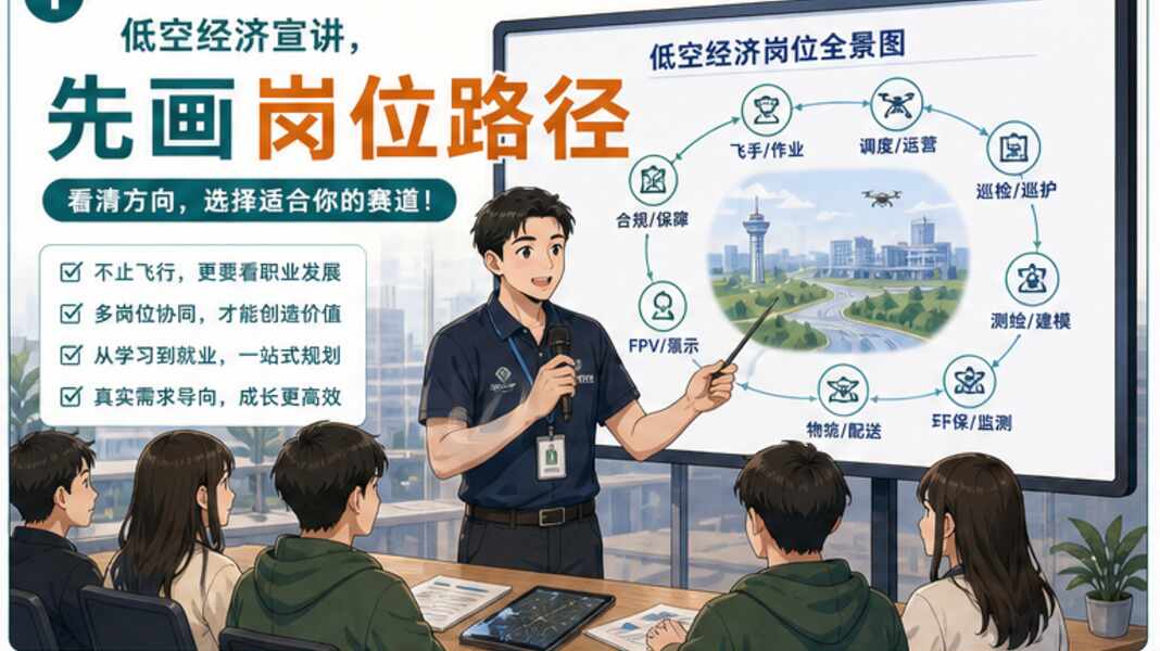低空经济宣讲，先把岗位路径画出来