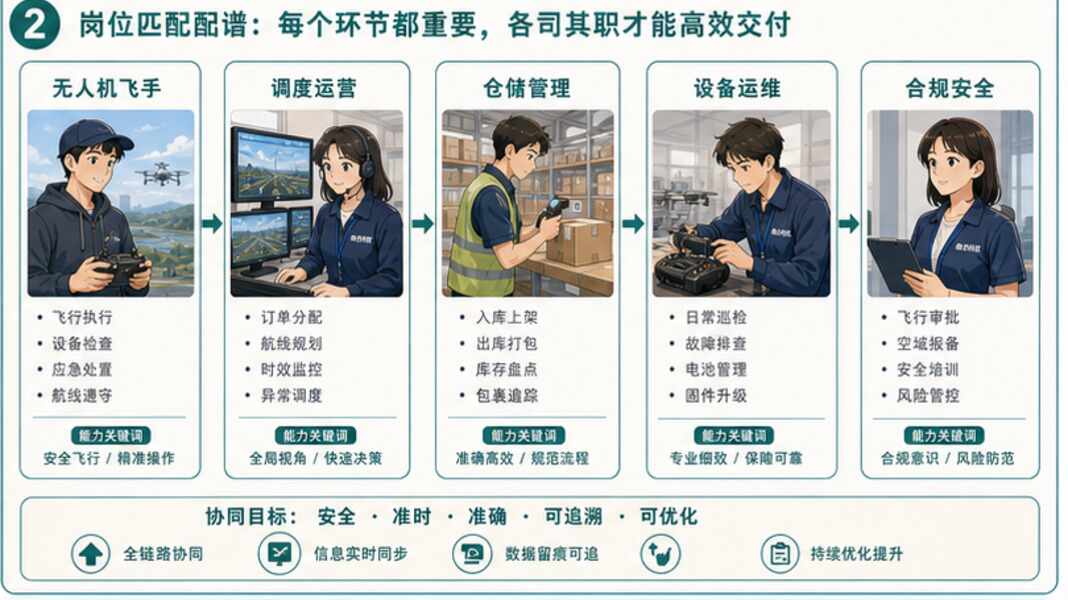 低空物流岗位，先看调度和落地协同