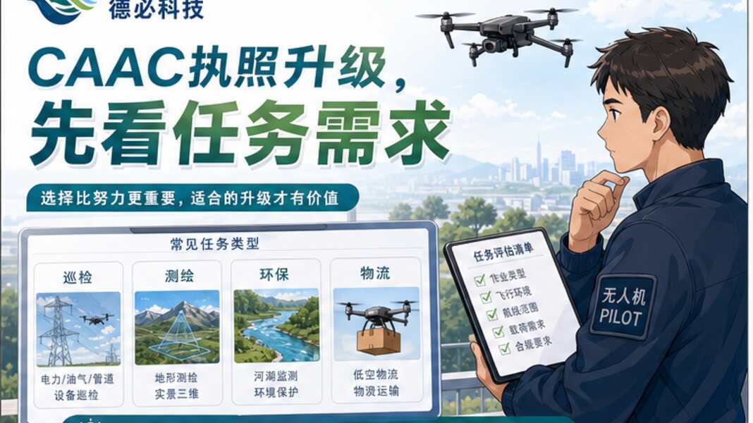 CAAC执照升级，先看是否真有任务需求