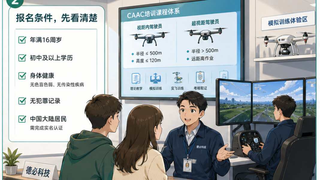成都CAAC培训，零基础怎么选视距内和超视距