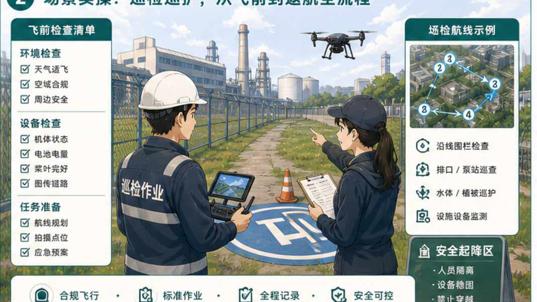 CAAC执照应用，先从巡检巡护场景练起