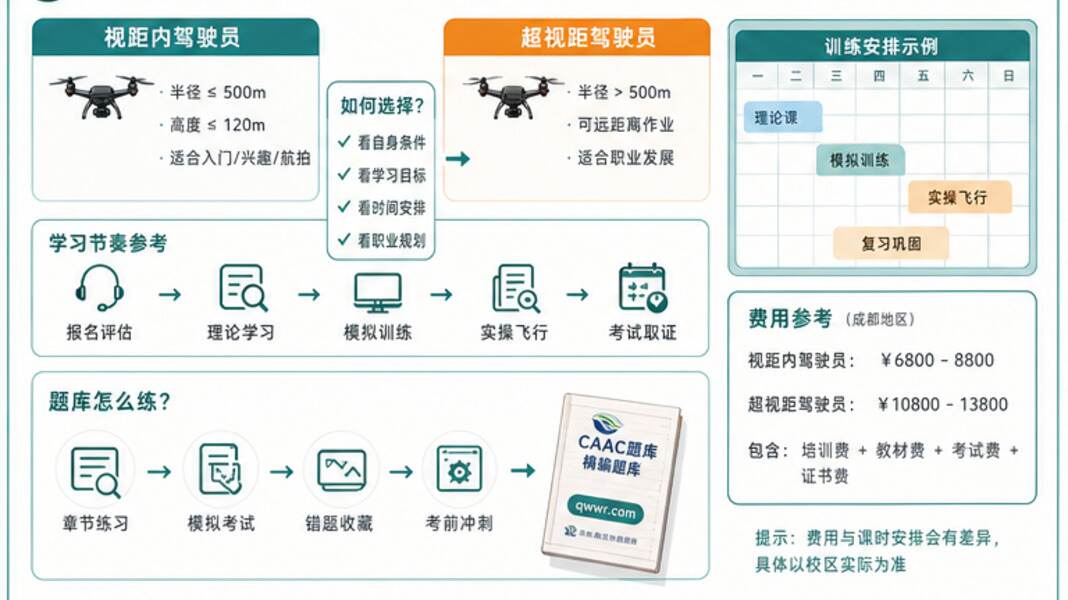 无人机执照报名怎么判断，先看年龄视力和出勤