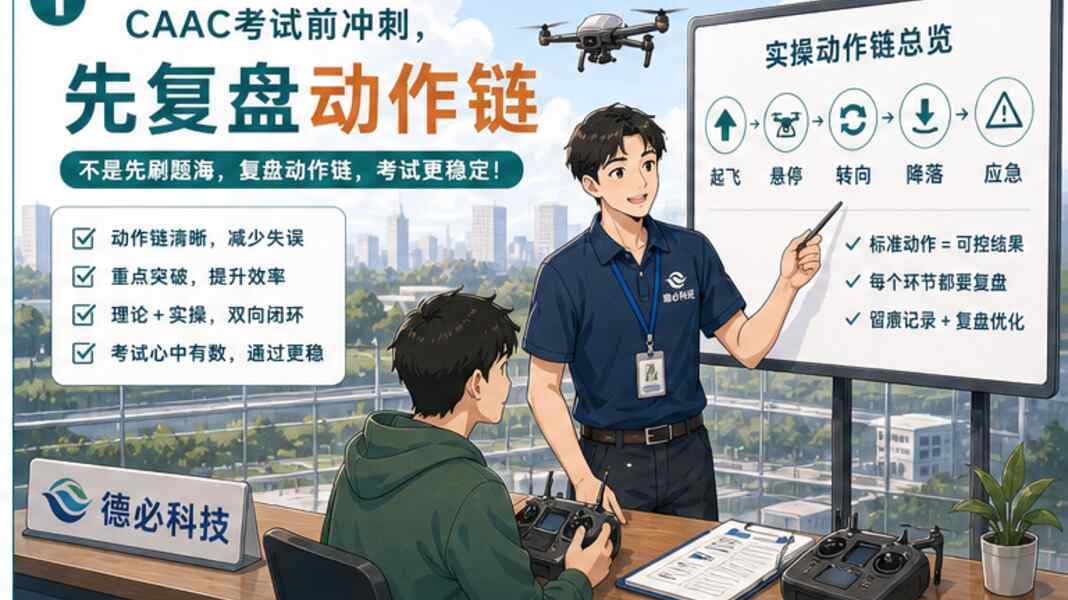 CAAC考试前冲刺，先复盘动作链不是先刷题海