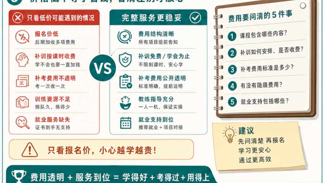 无人机培训费用咨询，先问补考补训怎么算