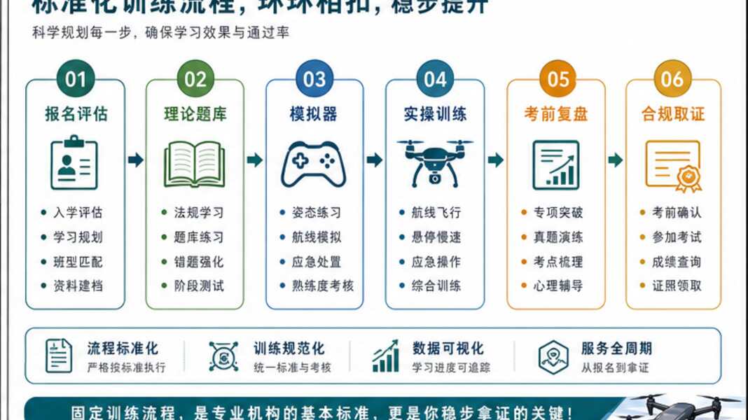 CAAC培训择校，先看有没有固定训练流程