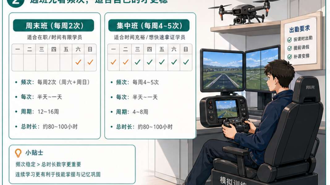 成都CAAC培训排课，先看到课频次再看总时长