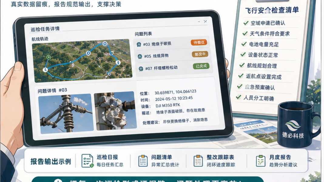 无人机巡检培训，先练看得见的问题闭环