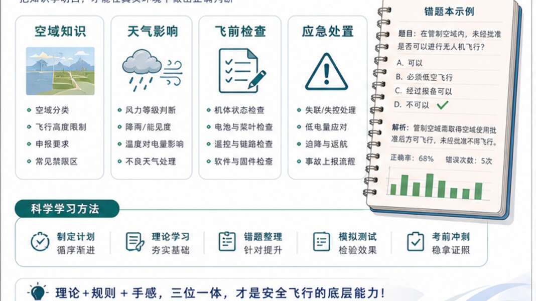 零基础学无人机，先把手感和规则一起练