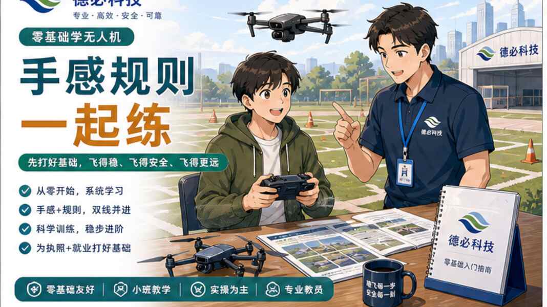 零基础学无人机，先把手感和规则一起练
