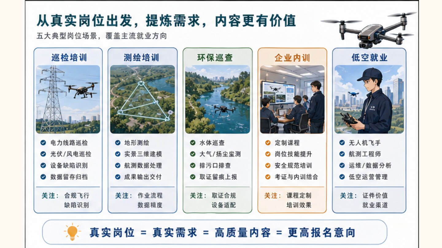 无人机培训转化，朋友圈文案要先回答疑问