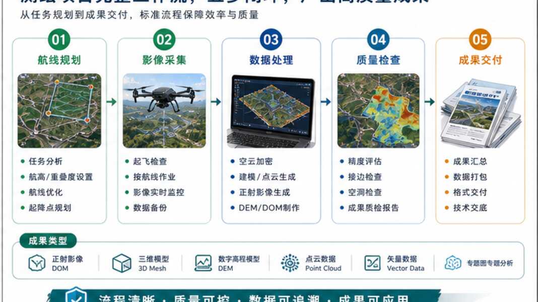 无人机测绘培训，先理解成果再谈飞行