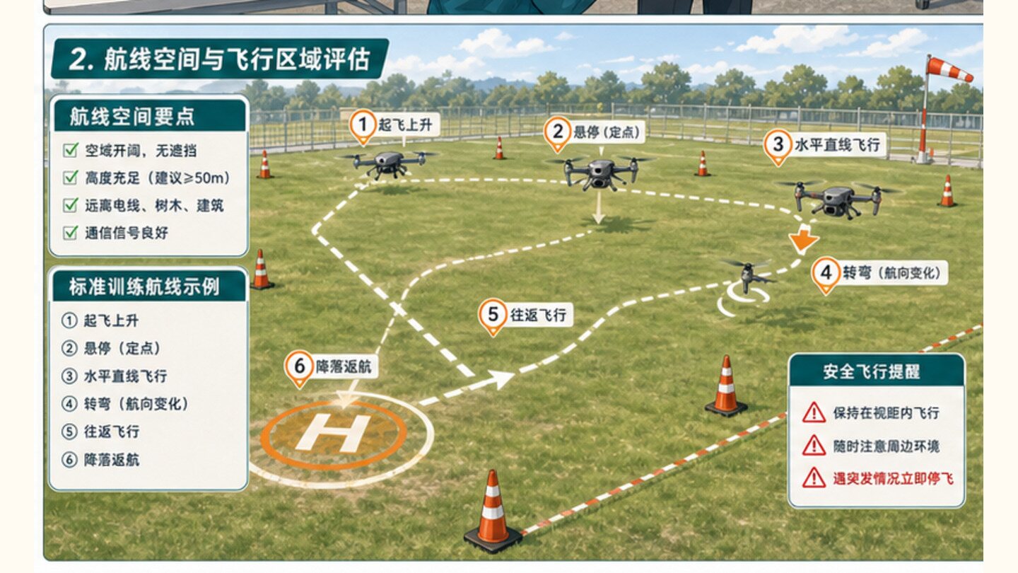 CAAC训练场地怎么判断,先看起降区和安全边界