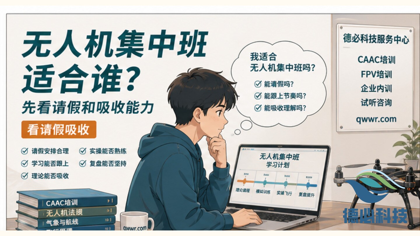 无人机集中班适合谁,先看请假和吸收能力
