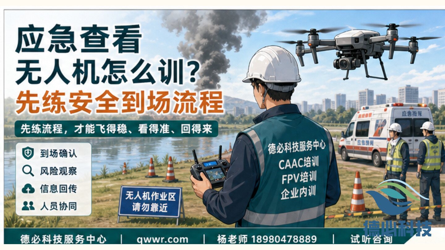 应急查看无人机怎么训,先练安全到场流程
