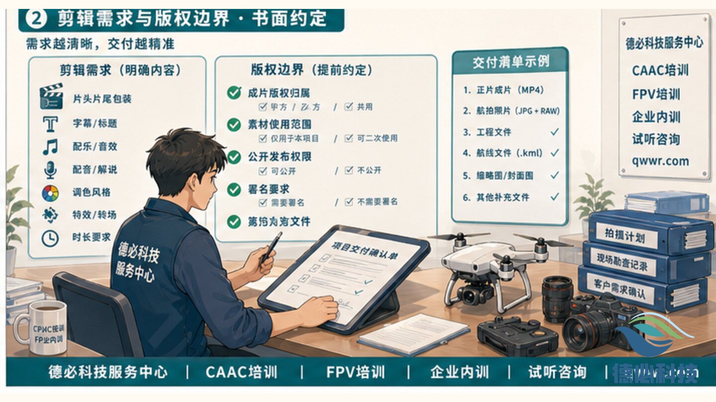 无人机航拍接单前，先确认交付格式