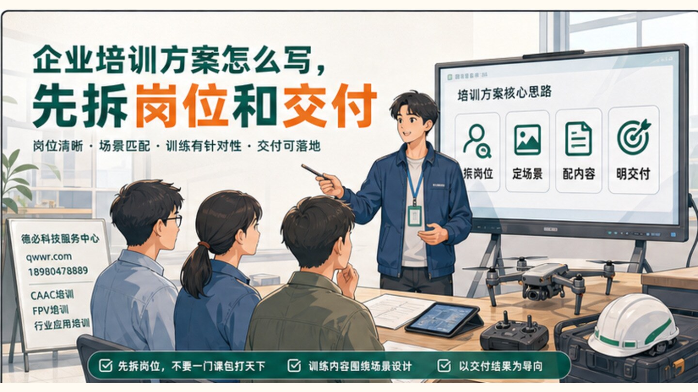 企业培训方案怎么写,先拆岗位和交付