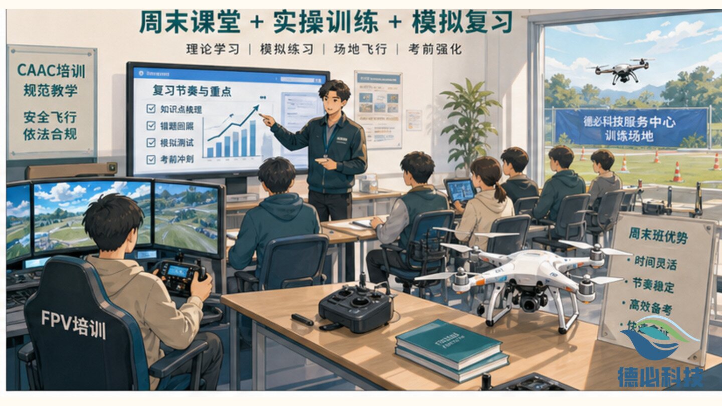 无人机周末班适合谁,先算连续学习周期