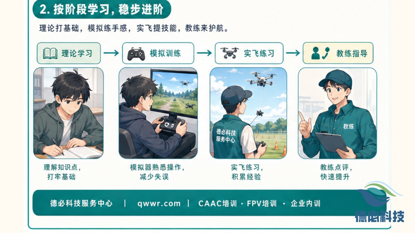 无人机培训怎么避免半途卡住，先做学习计划表