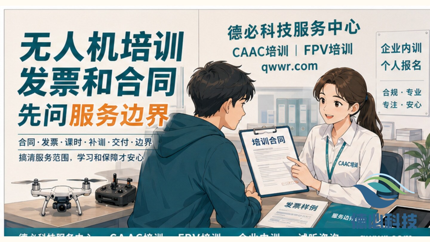 无人机培训发票和合同,先问服务边界