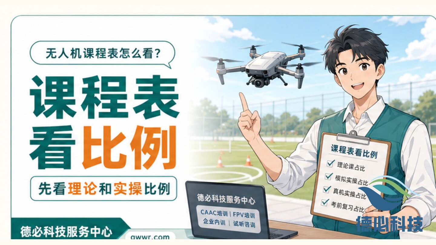无人机课程表怎么看,先看理论和实操比例
