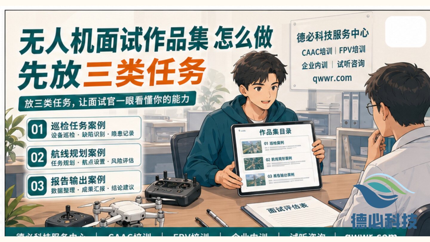 无人机面试作品集怎么做,先放三类任务