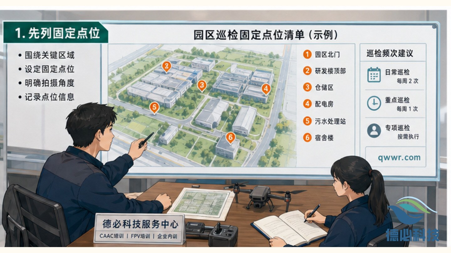 园区巡检怎么落地，先列固定点位清单