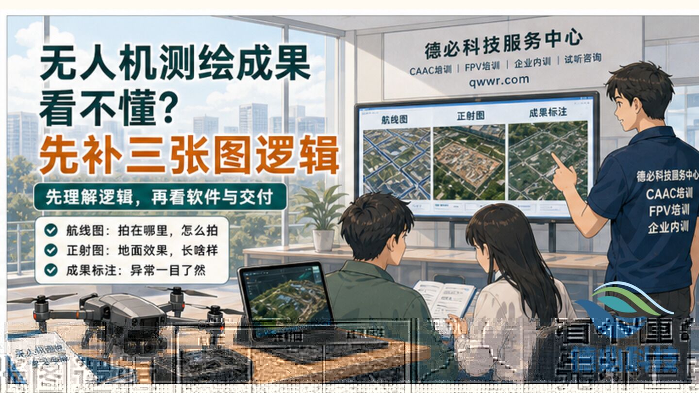 无人机测绘成果看不懂,先补三张图逻辑