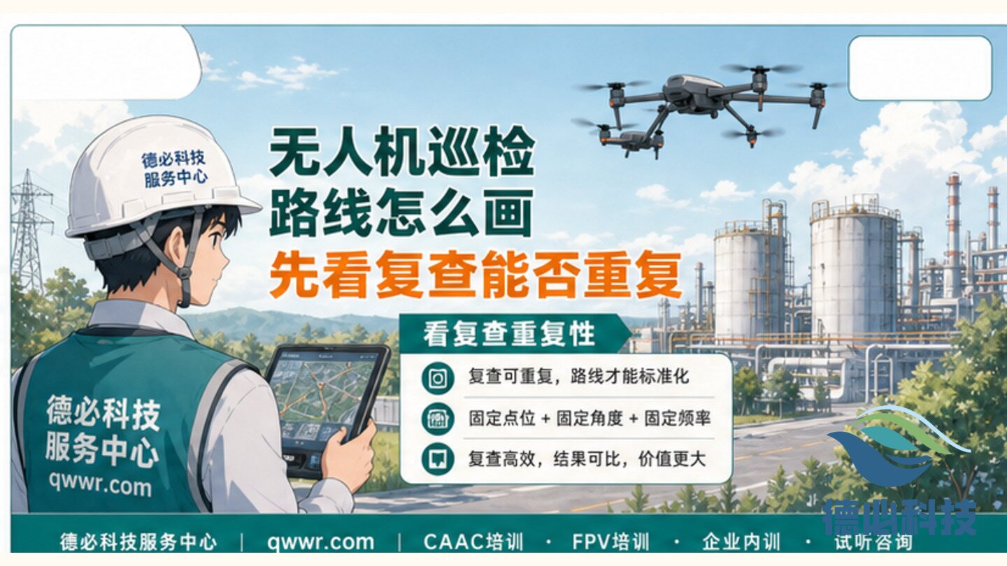无人机巡检路线怎么画,先看复查能否重复