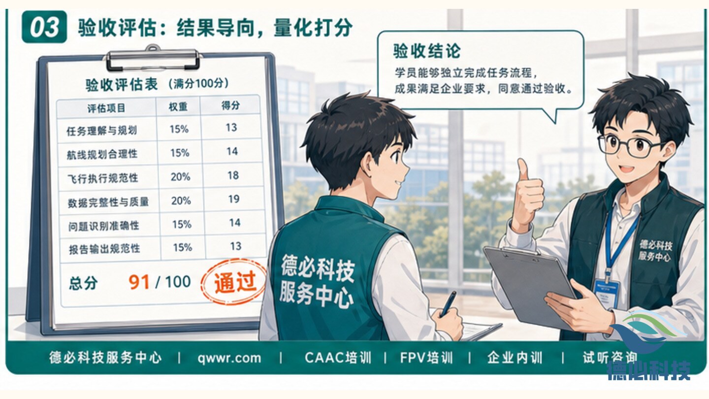 无人机企业培训验收,先看能不能独立完成任务