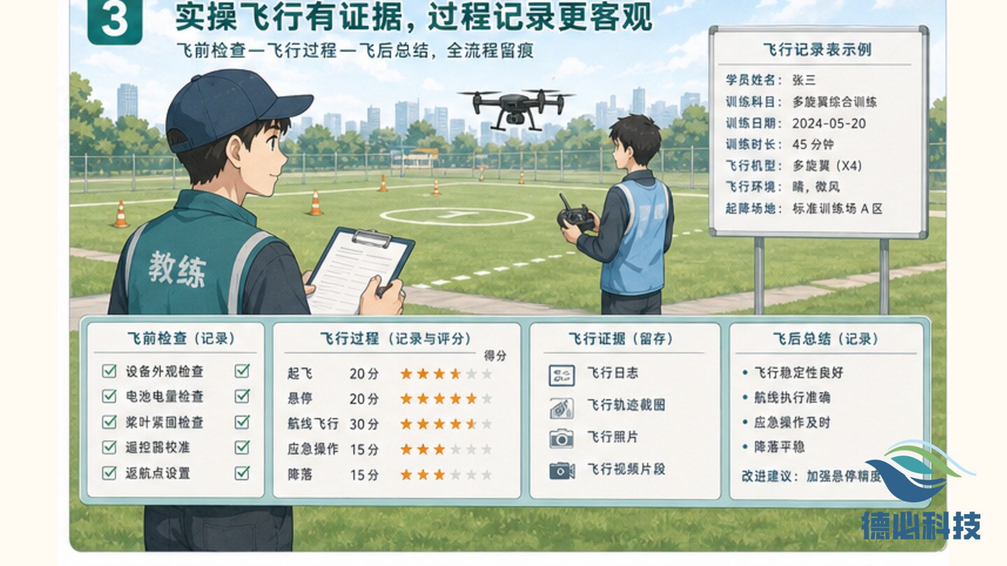 无人机学员档案怎么留,先留训练证据