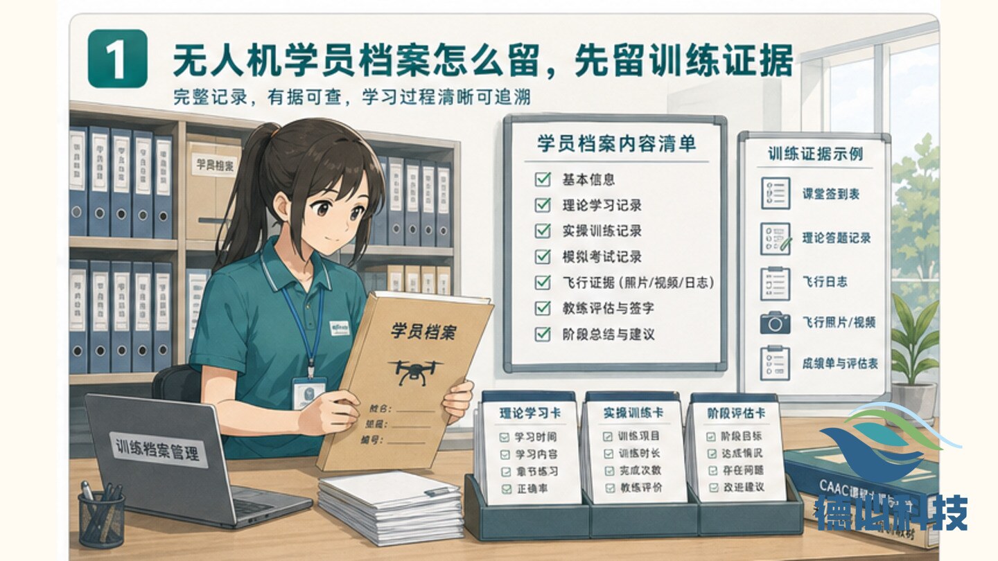 无人机学员档案怎么留,先留训练证据