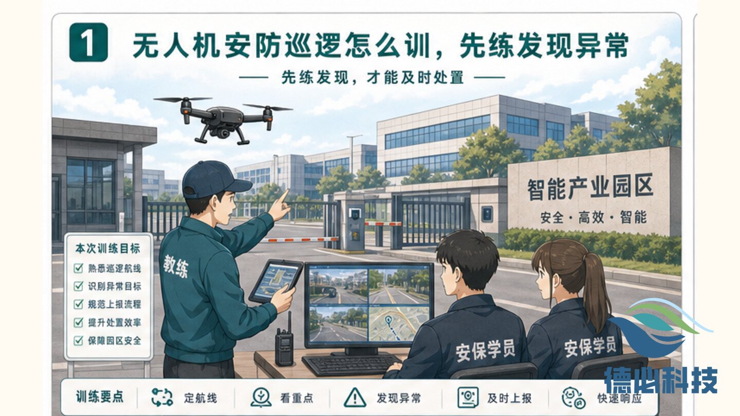 无人机安防巡逻怎么训,先练发现异常
