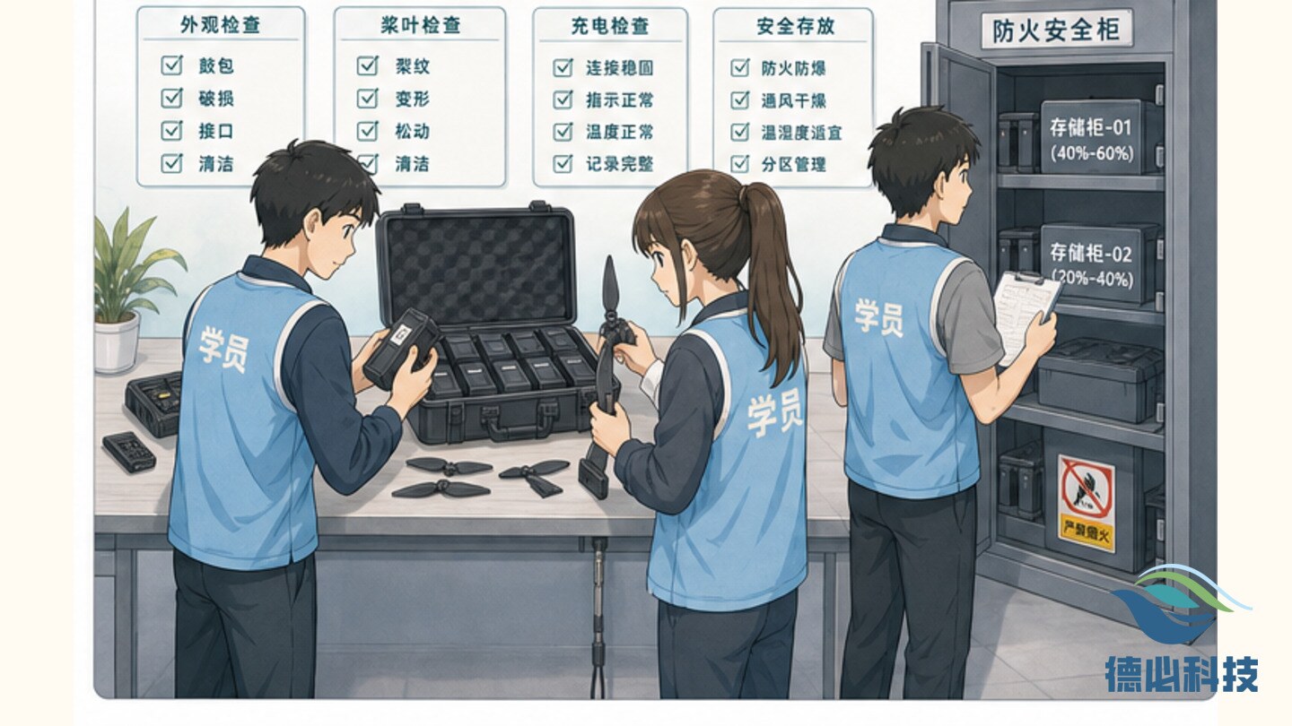 无人机电池管理怎么教,先建编号台账