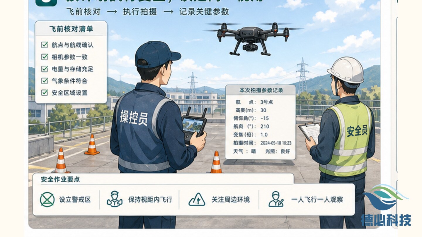 无人机巡检复查怎么做,先对齐同一视角