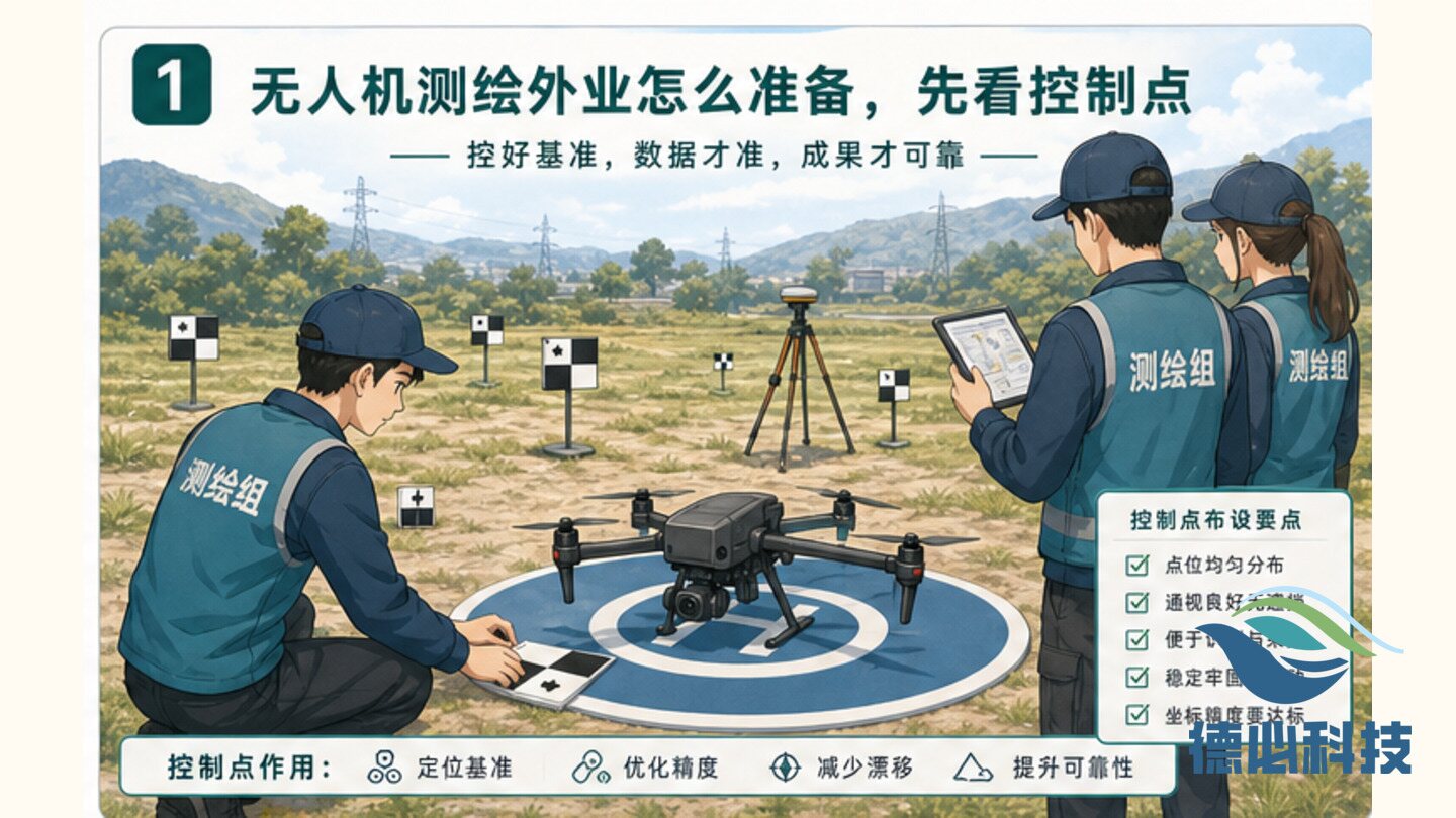 无人机测绘外业怎么准备,先看控制点