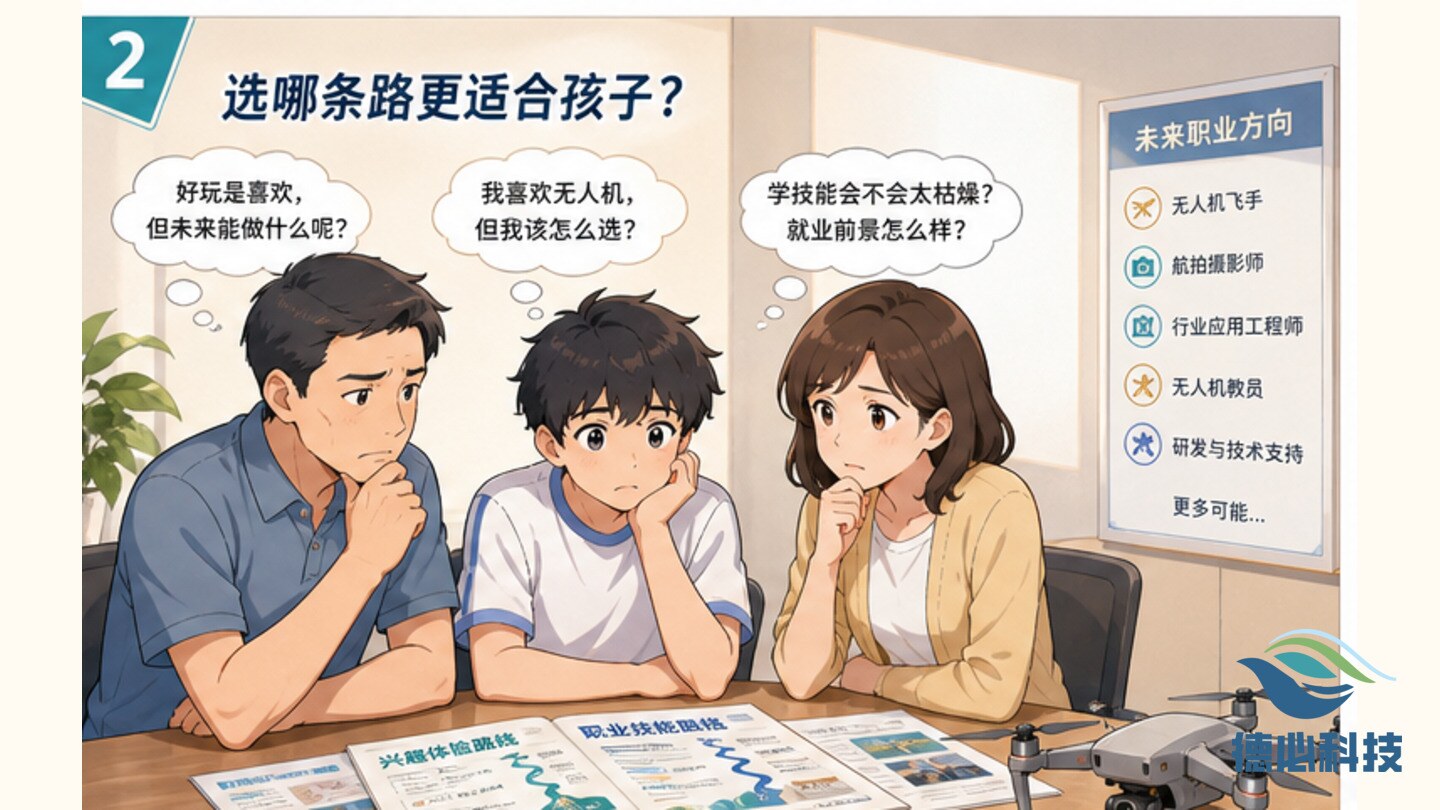 高考后选无人机,先画两条路线