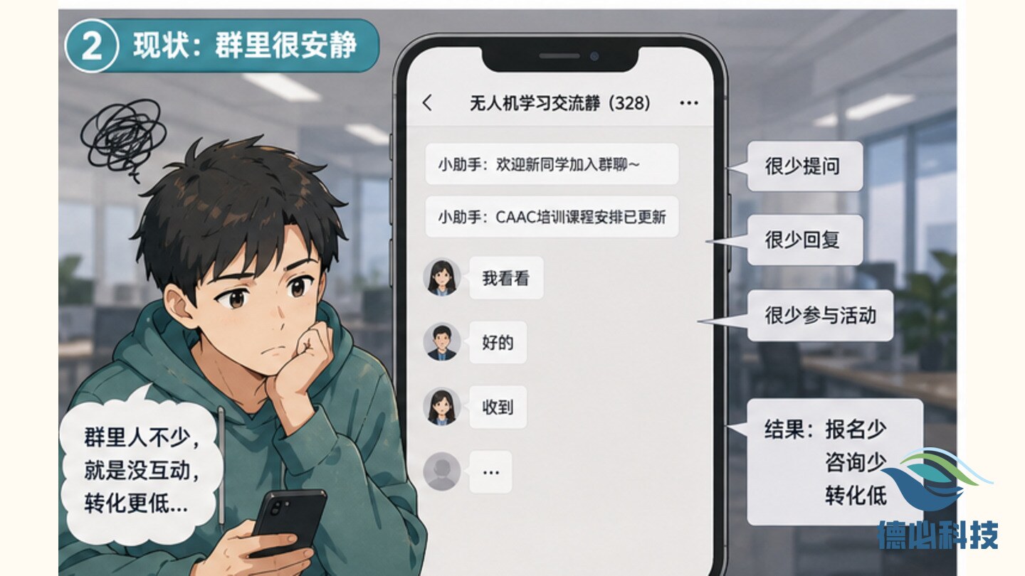 无人机社群转化低,先做互动日历
