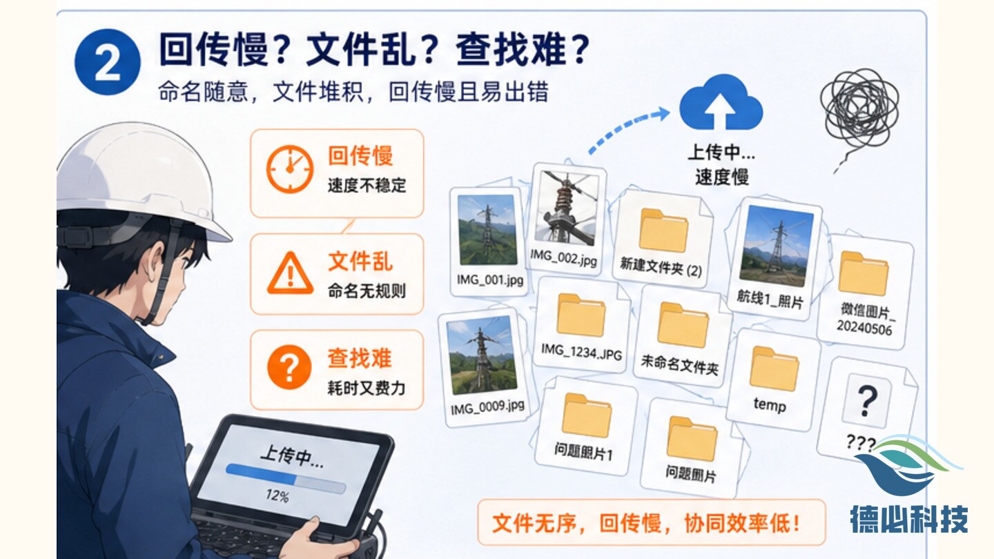 无人机巡检回传慢,先定文件命名