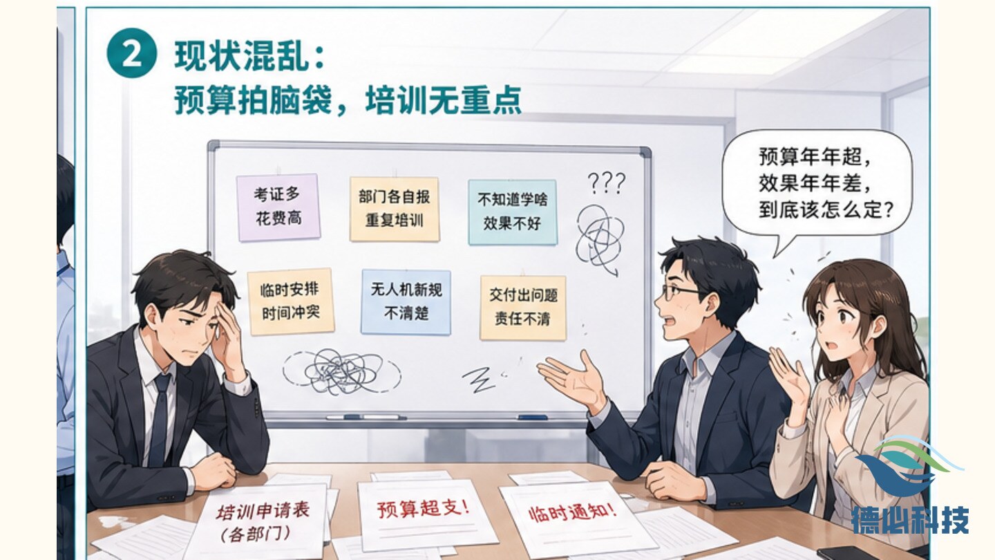 无人机企业培训预算乱，先做岗位矩阵