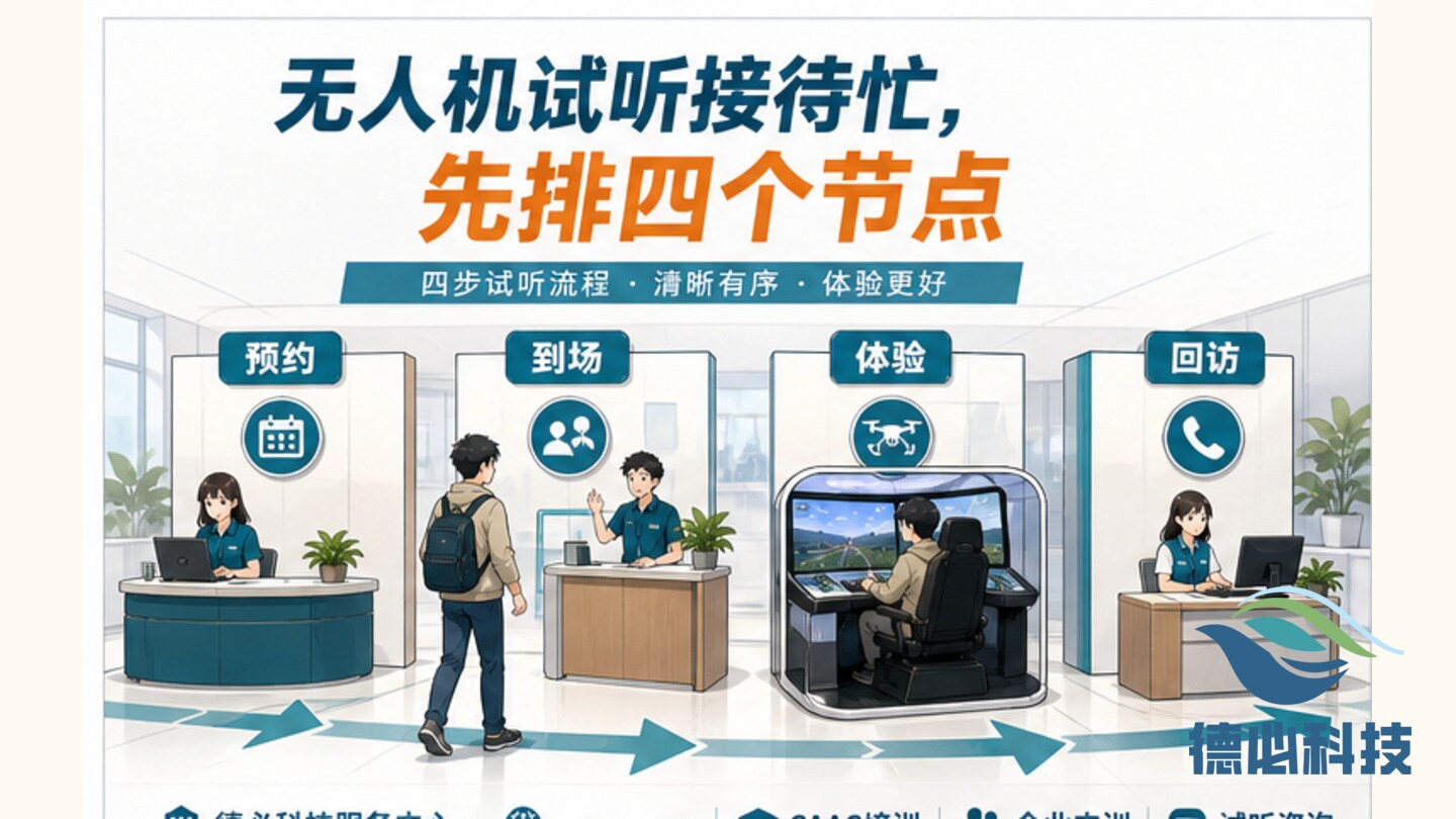 无人机试听接待忙,先排四个节点