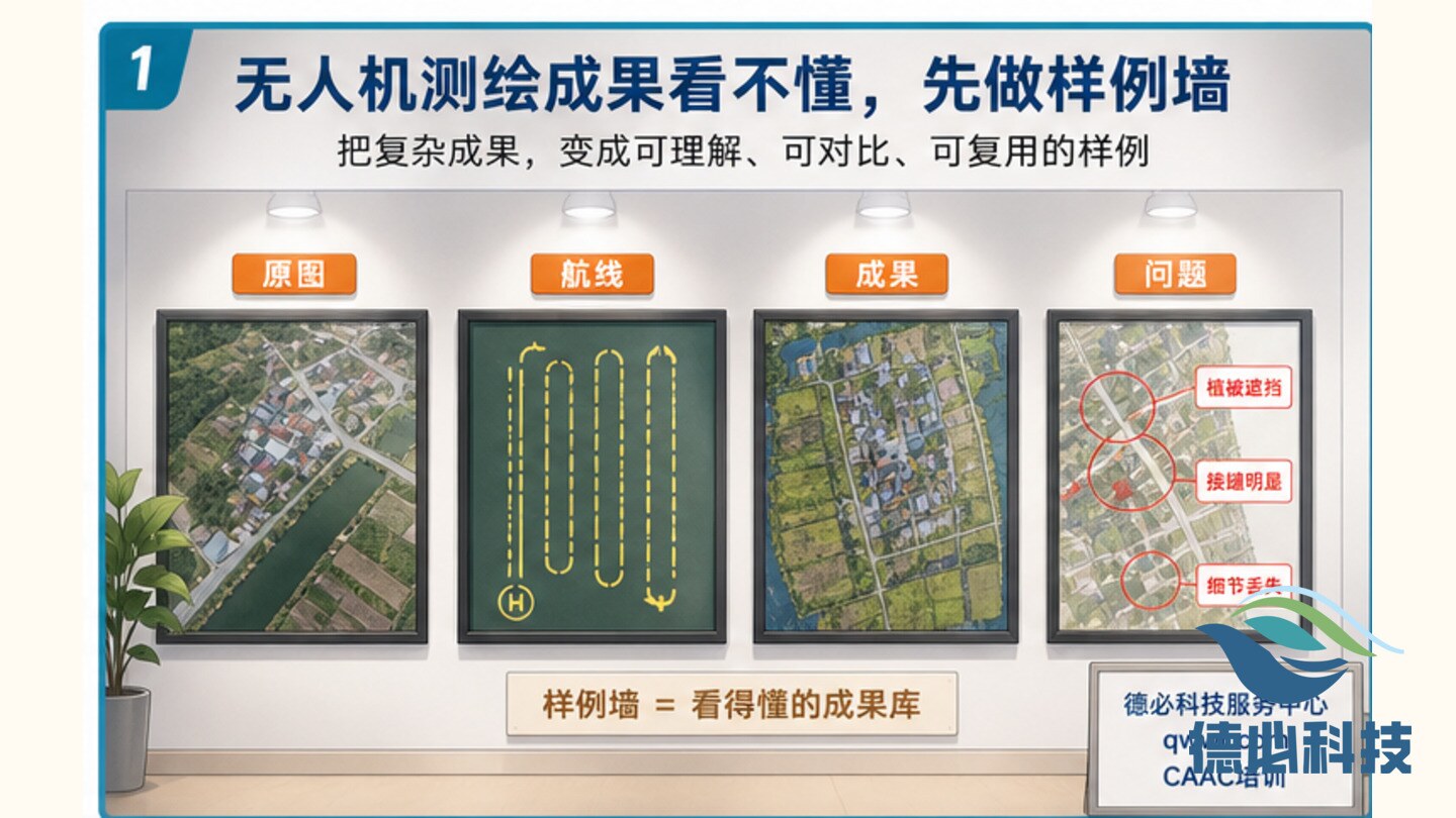 无人机测绘成果看不懂，先做样例墙