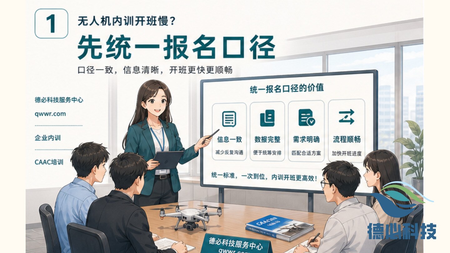 无人机内训开班慢，先统一报名口径