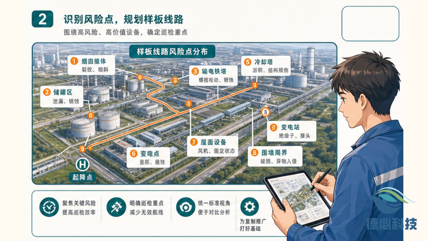无人机企业巡检试点,先定样板线路