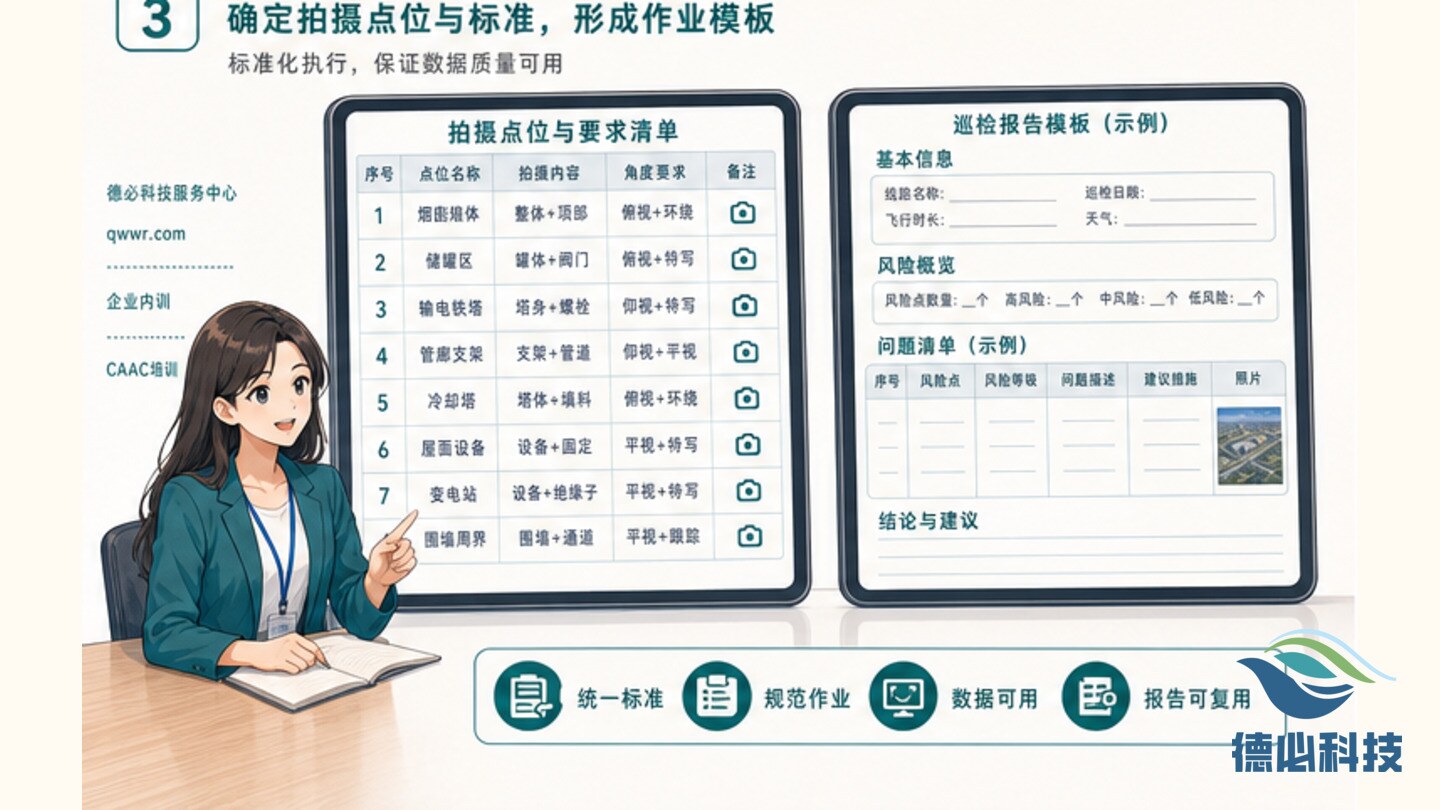 无人机企业巡检试点,先定样板线路