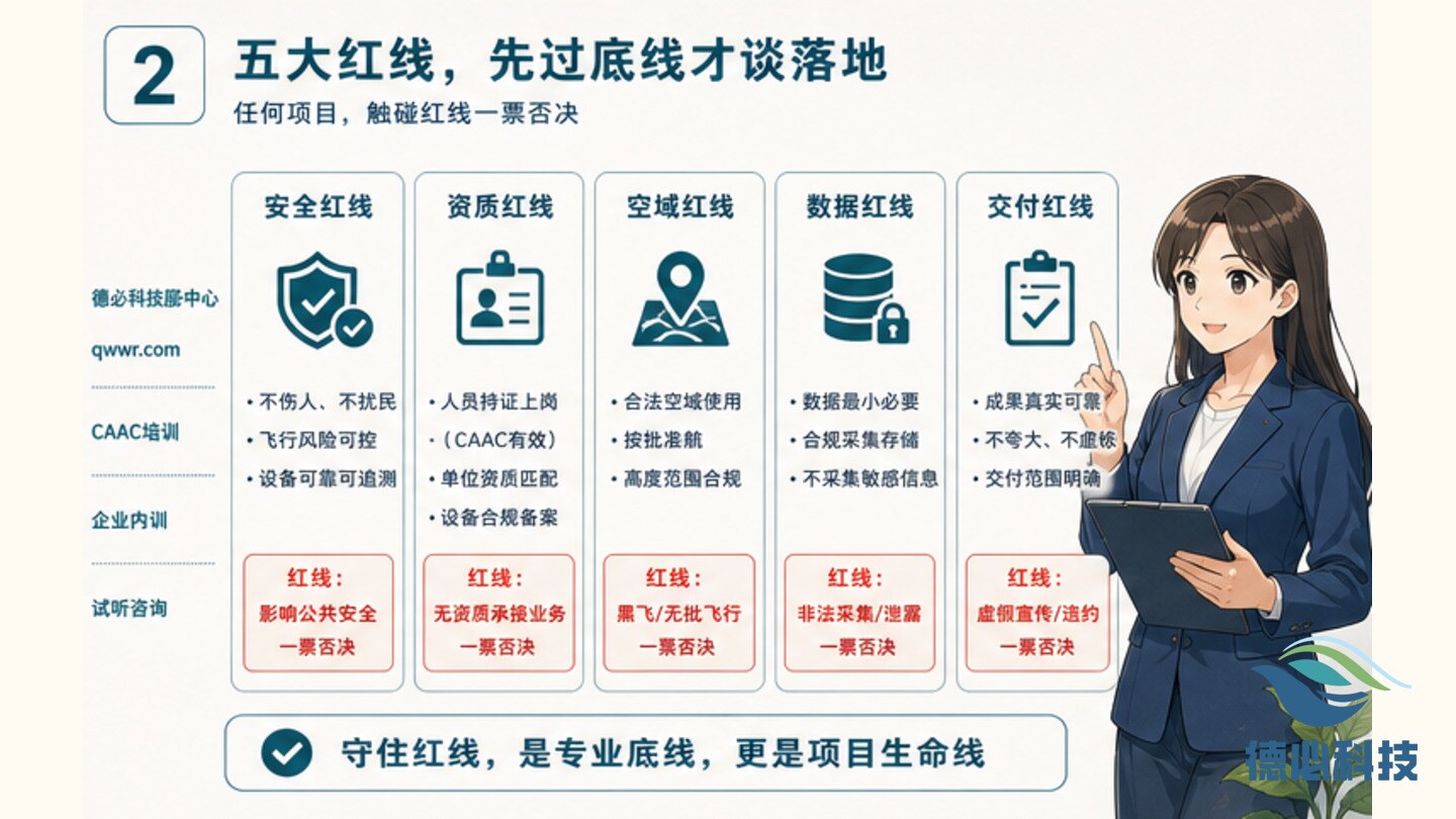 低空应用项目杂,先做红线清单